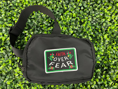 Faith Over Fear Embroidered Patch