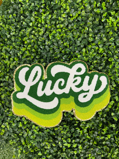 Lucky Chenille Embroidered Patch