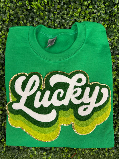 Lucky Chenille Embroidered Patch