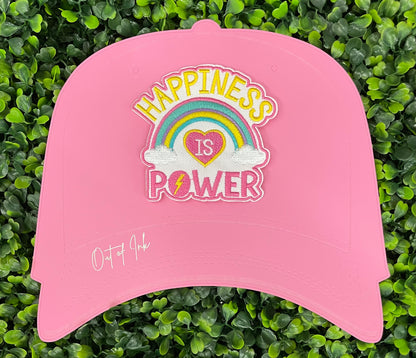 Happiness Is Power Embroidered Patch