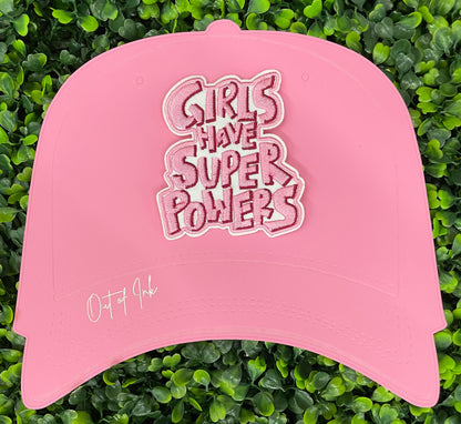 Girls Have Super Powers Embroidered Patch