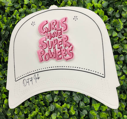 Girls Have Super Powers Embroidered Patch