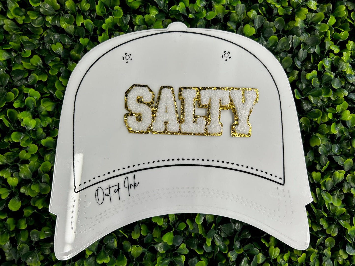 SALTY Chenille & Glitter Patch
