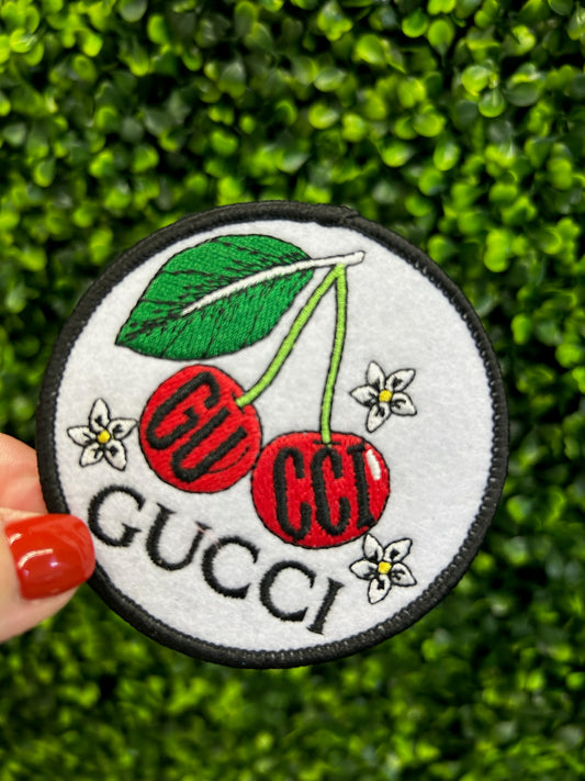 Gucci Cherries Embroidered Patch