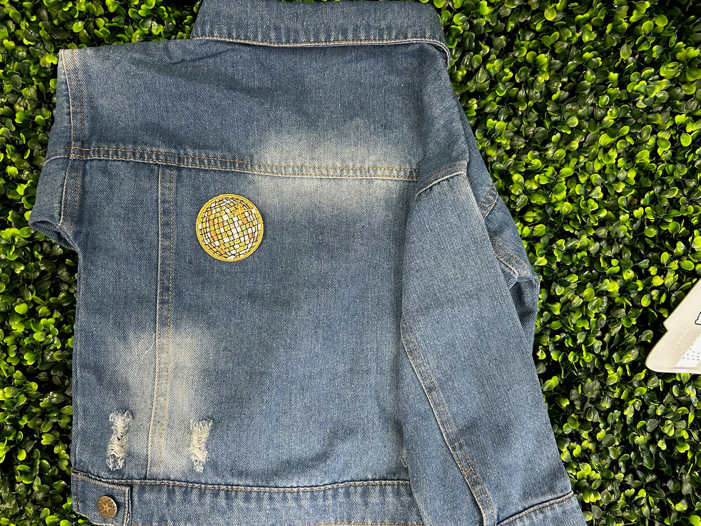 Glitter Disco Ball Patch