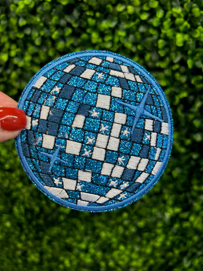 Glitter Disco Ball Patch