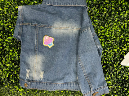 Cupcake Chenille & Glitter Patch