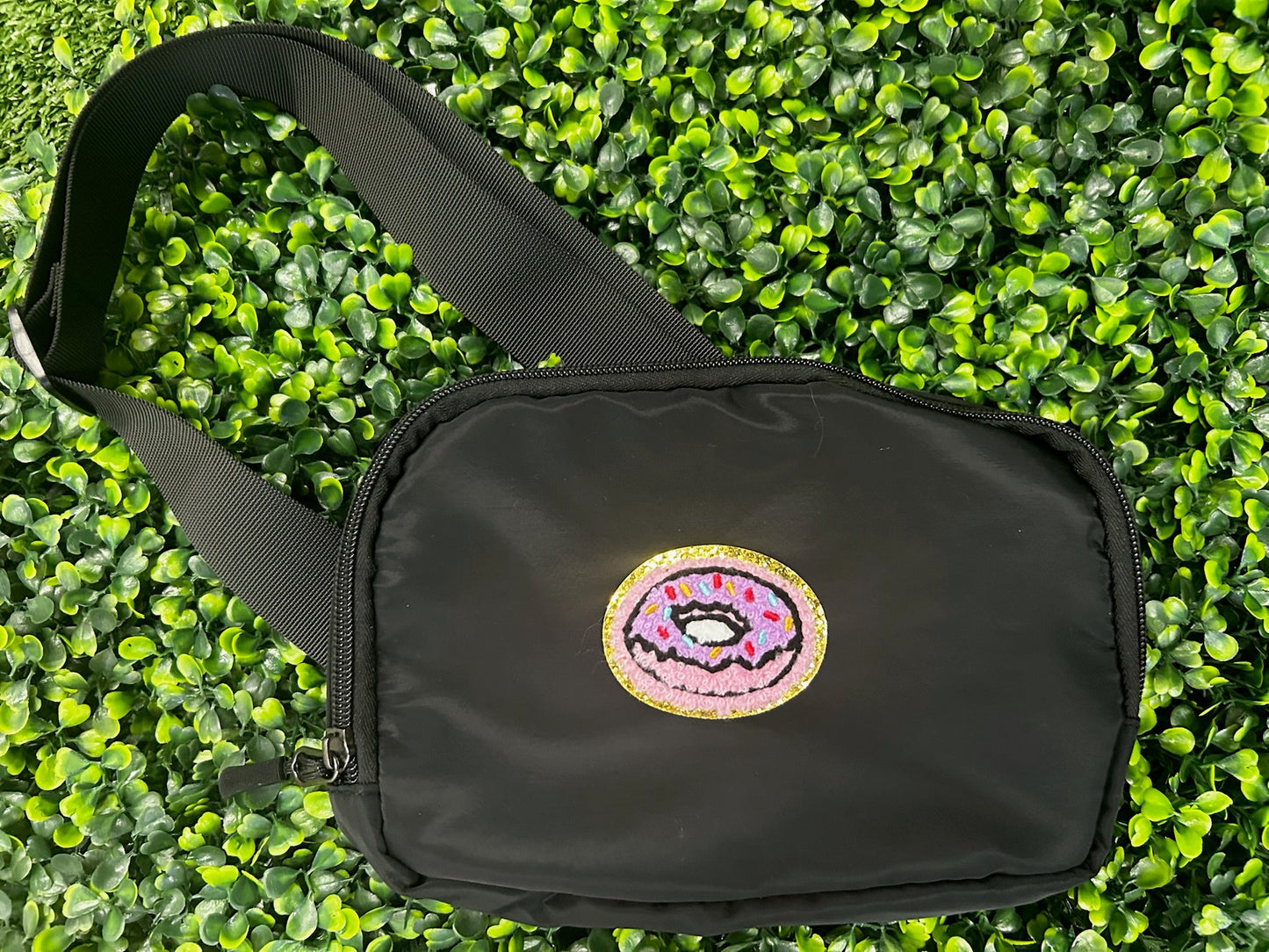 Donut Chenille & Glitter Patch
