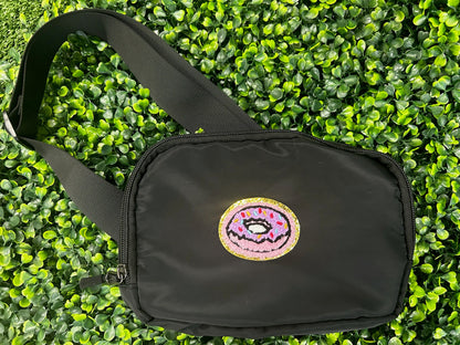 Donut Chenille & Glitter Patch