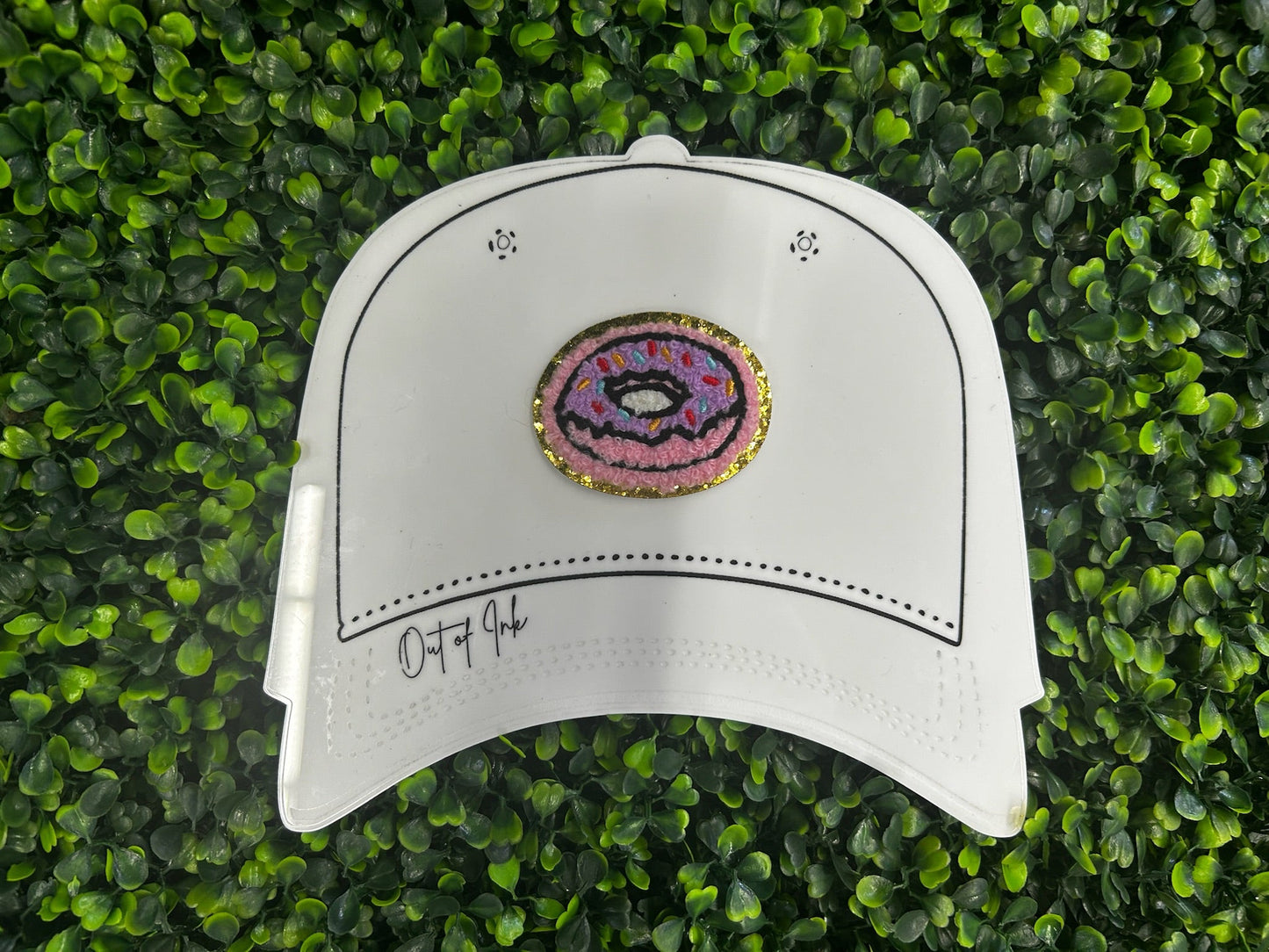 Donut Chenille & Glitter Patch