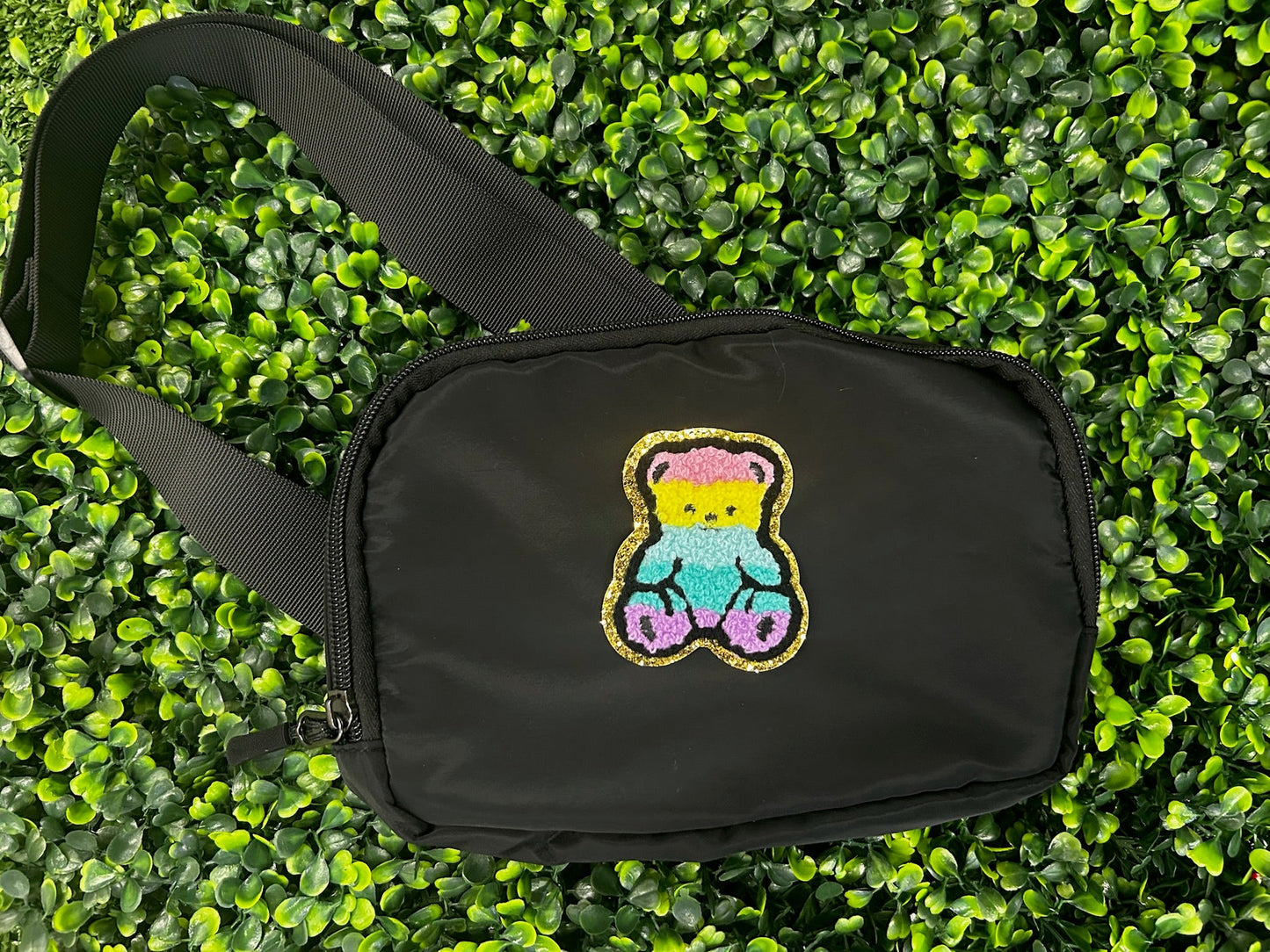 Rainbow Bear Chenille Patch