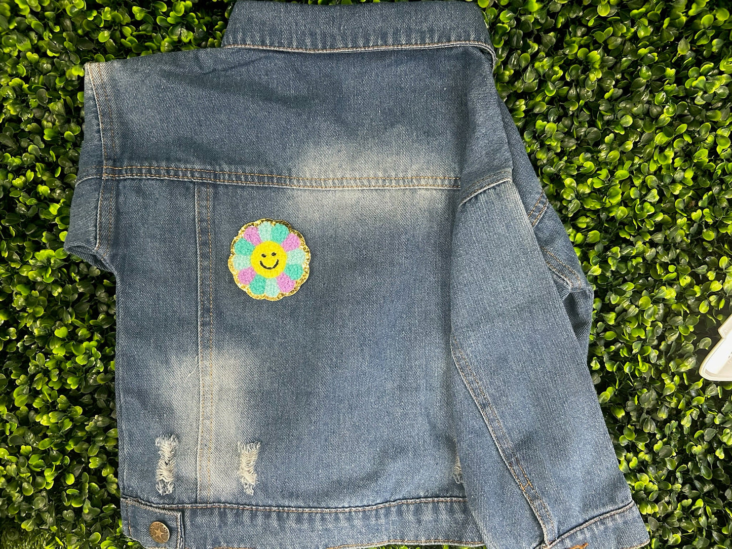 Pastel Chenille Sunflower Patch