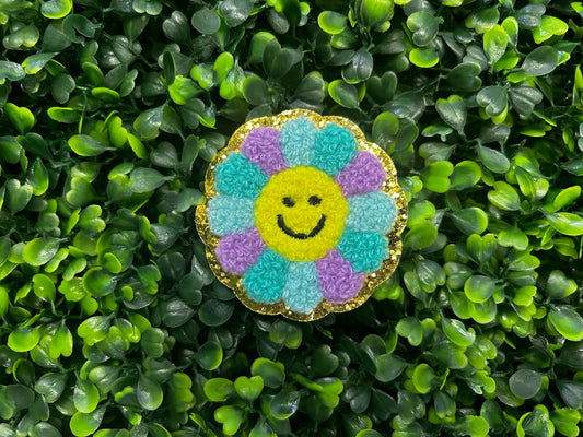 Pastel Chenille Sunflower Patch