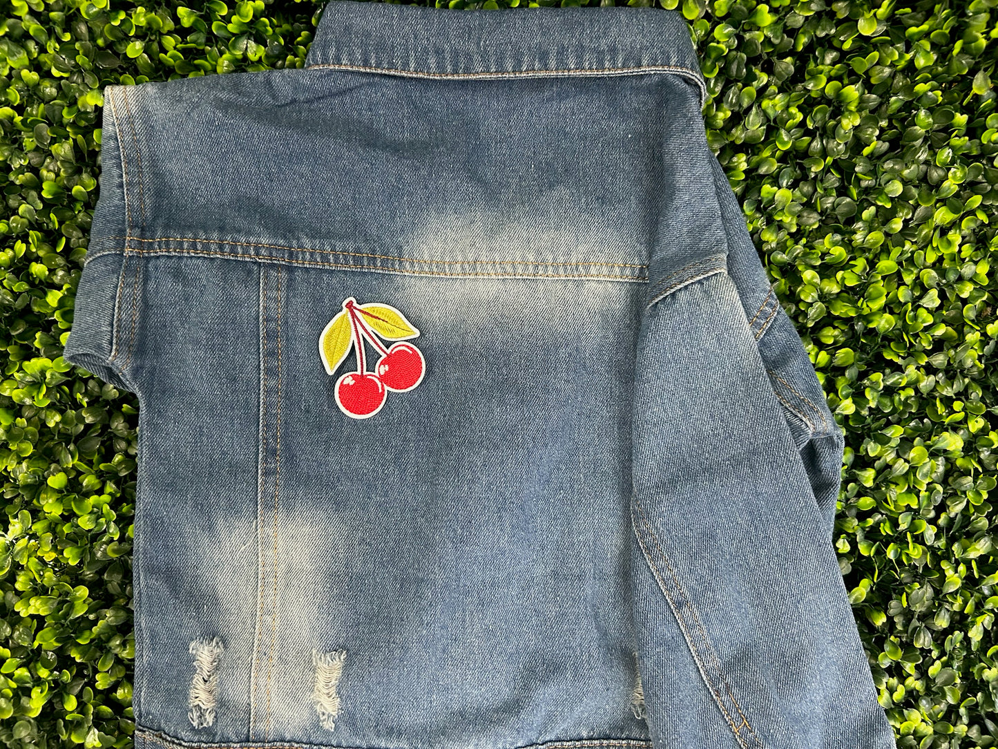 Cherry Embroidered Patch