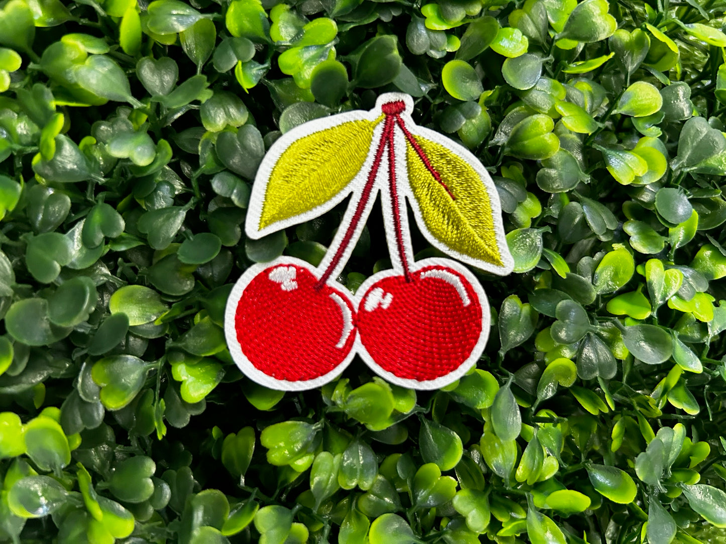 Cherry Embroidered Patch