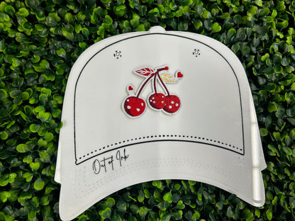 Three Cherries Embroidered Patch