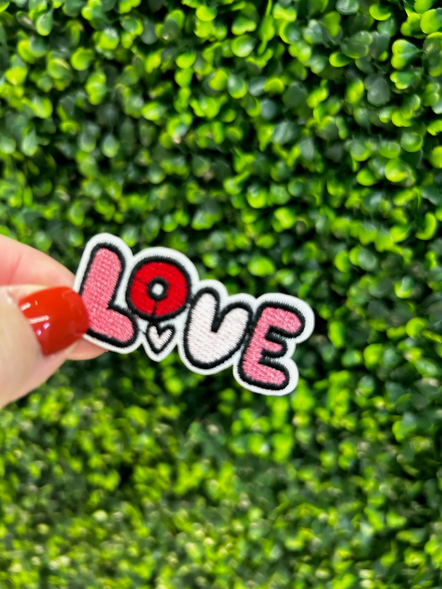 LOVE Embroidered Patch