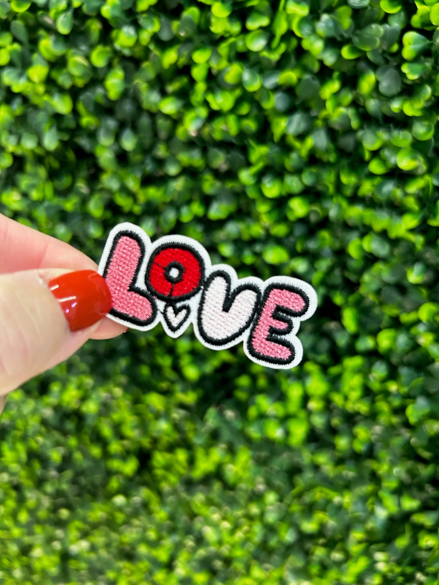 LOVE Embroidered Patch