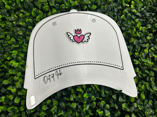 Heart with Angel Wings Embroidered Patch