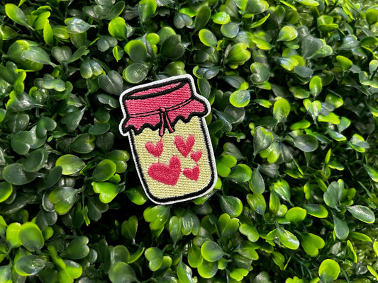 Jar of Hearts Embroidered Patch