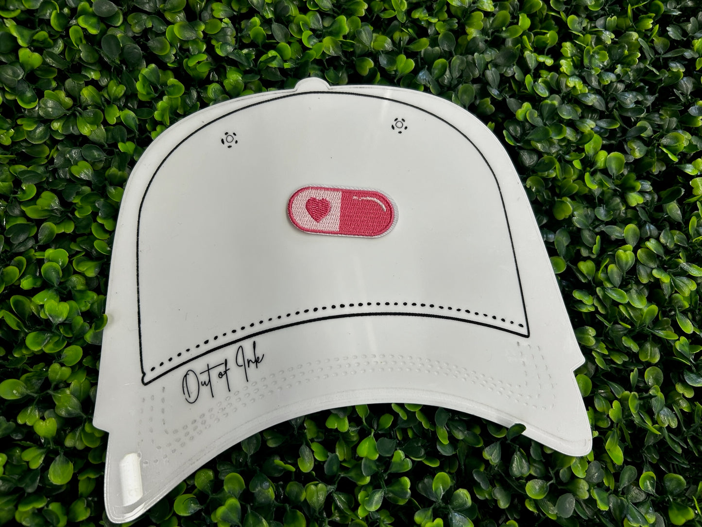 Heart Pill Embroidered Patch