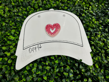 Donut Heart Embroidered Patch