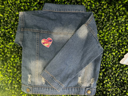 Camouflage Heart Embroidered Patch