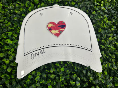 Camouflage Heart Embroidered Patch