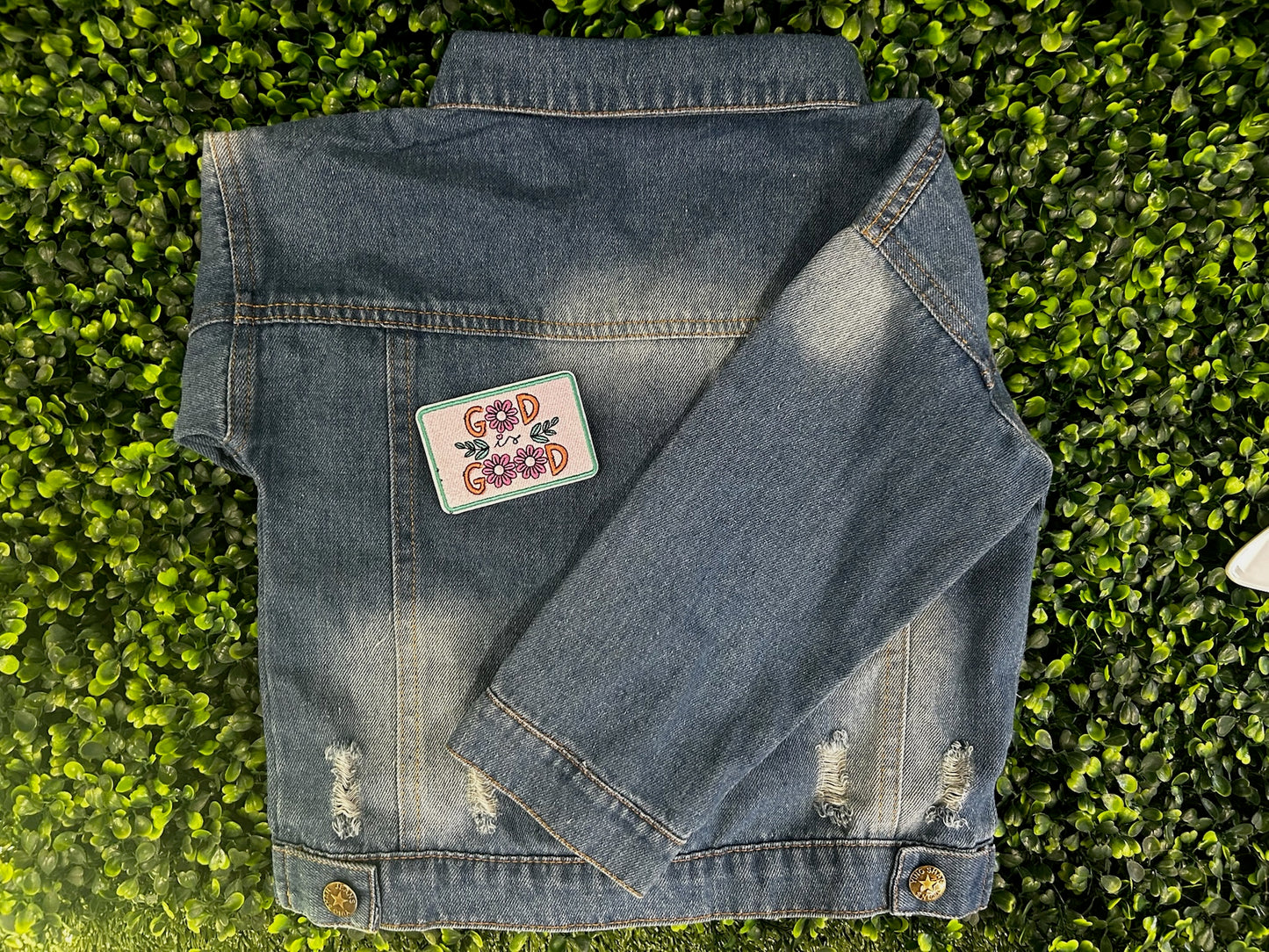 God Is Good Embroidered Patch