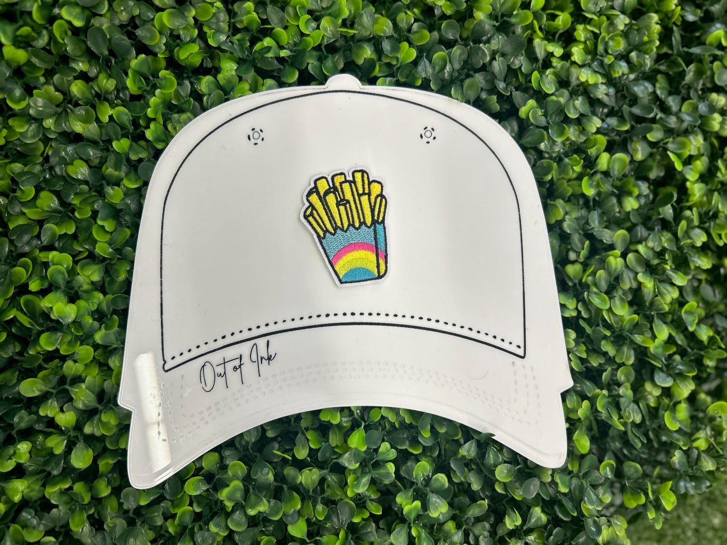 Rainbow French Fries Embroidered Patch