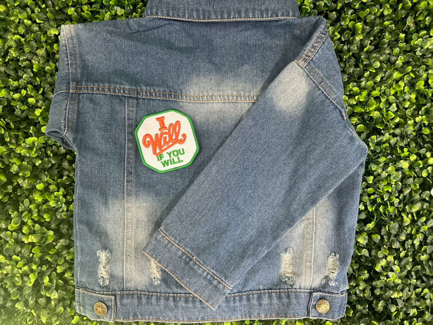 I Will If You Will Embroidered Patch