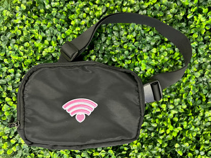 Heart WiFi Signal Embroidered Patch