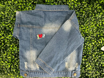 I Heart You Embroidered Patch