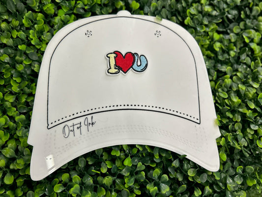 I Heart You Embroidered Patch
