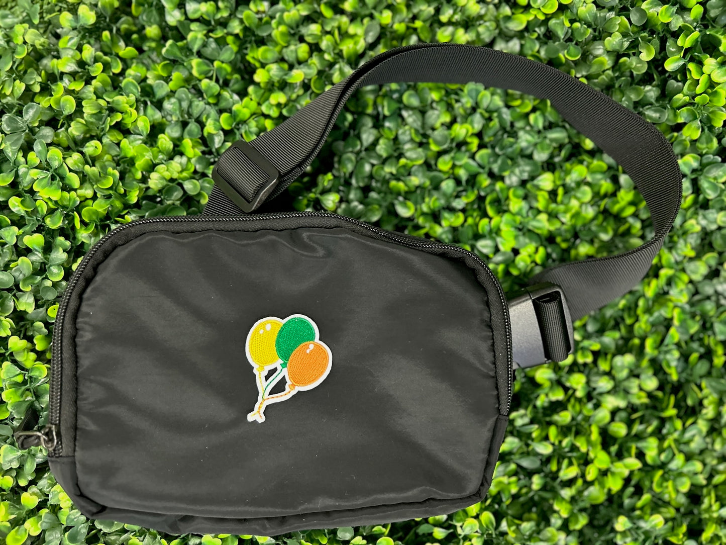 St. Patrick’s Day Balloon Patch | Green Orange Yellow Balloons Iron-On Patch