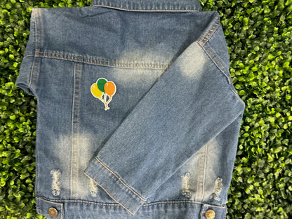 St. Patrick’s Day Balloon Patch | Green Orange Yellow Balloons Iron-On Patch