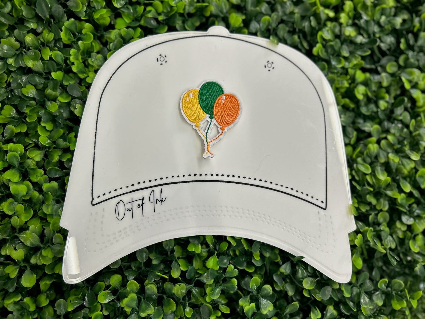 St. Patrick’s Day Balloon Patch | Green Orange Yellow Balloons Iron-On Patch