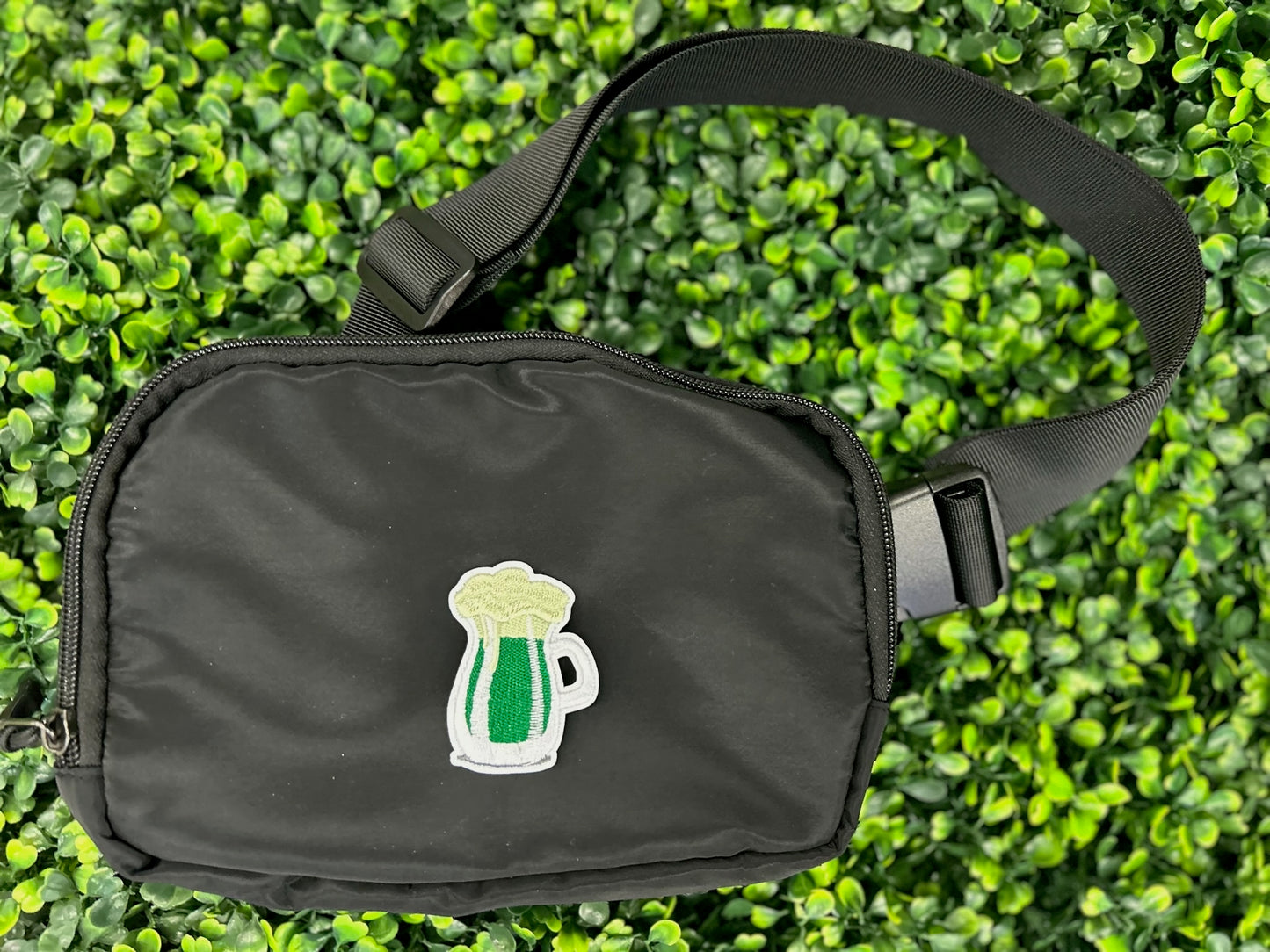 St. Patrick’s Day Beer Mug Patch | Green Beer Iron-On Patch