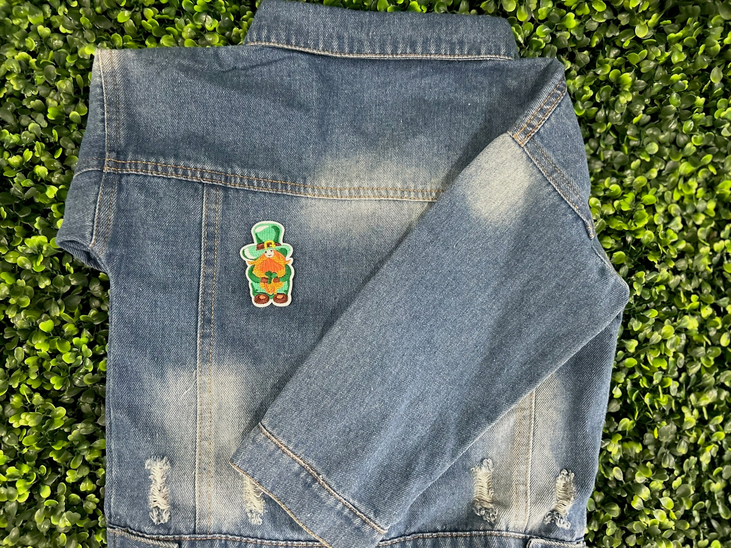 St. Patrick’s Day Leprechaun Gnome Patch | Irish Gnome Iron-On Patch
