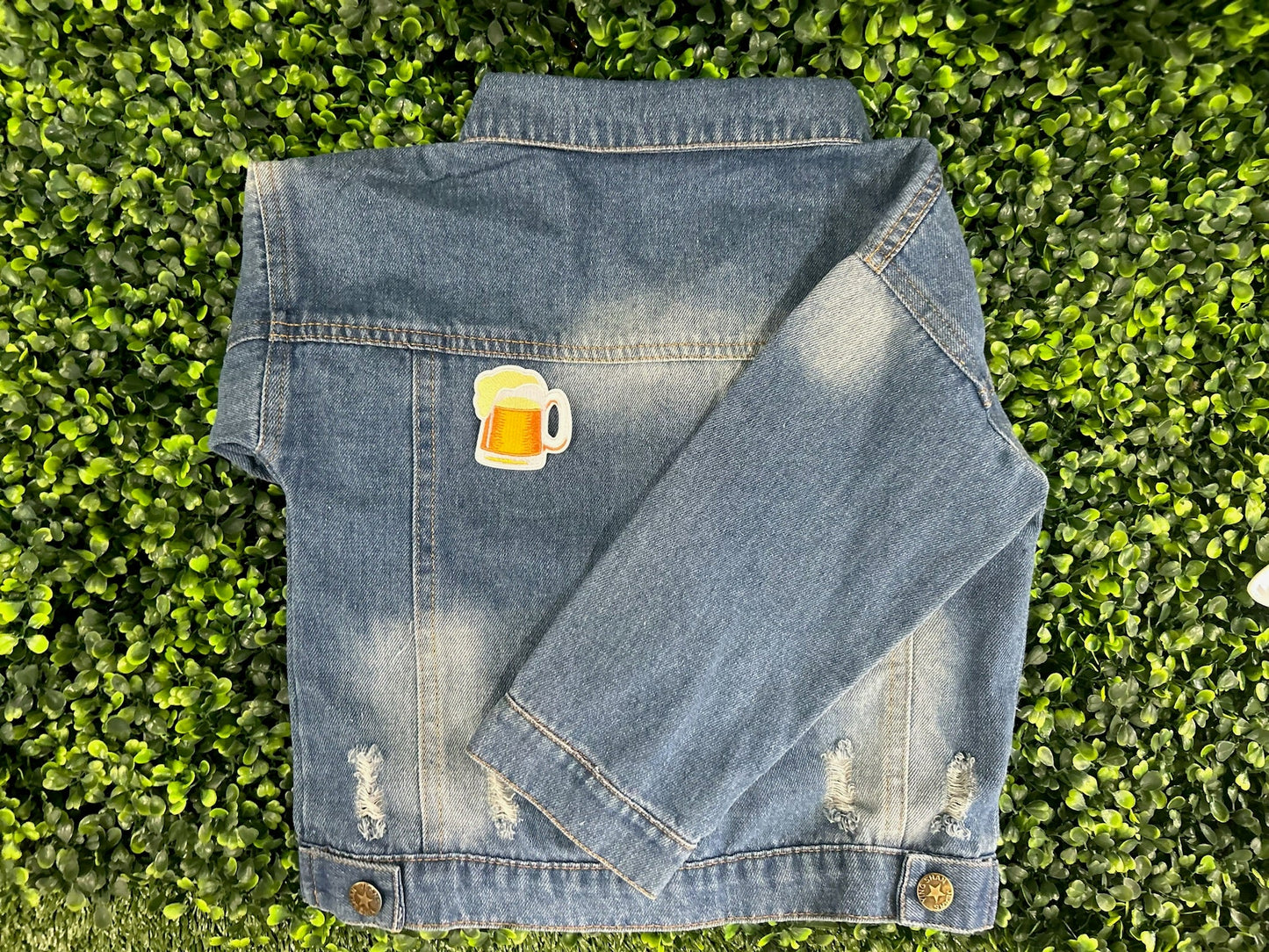 Beer Mug Embroidered Patch