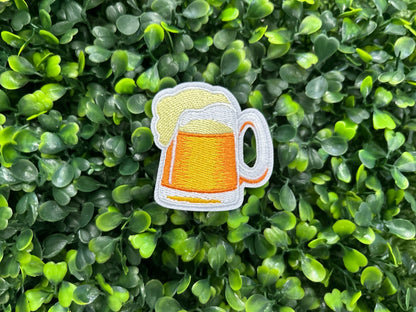 Beer Mug Embroidered Patch