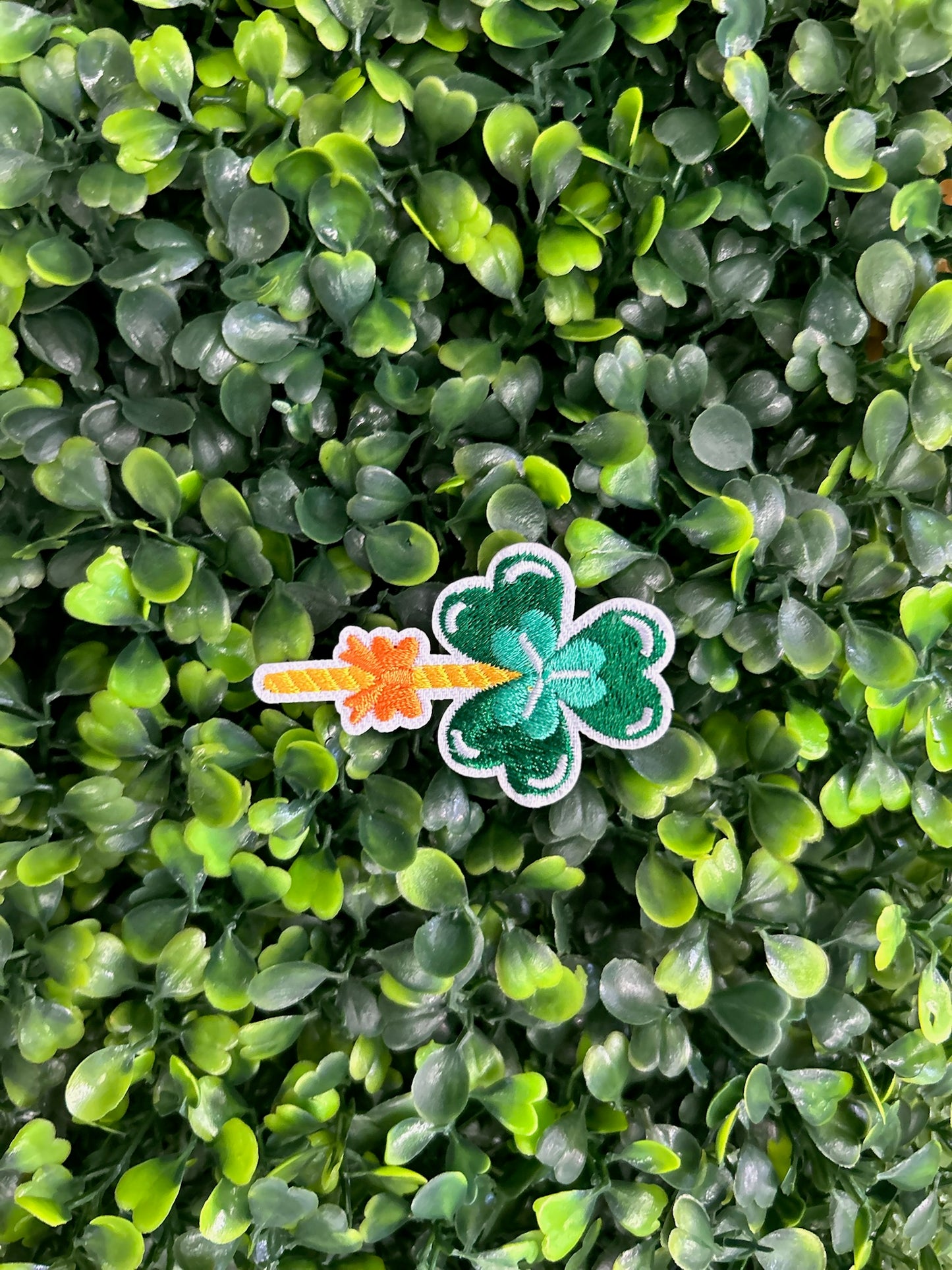 Shamrock Wand Embroidered Patch
