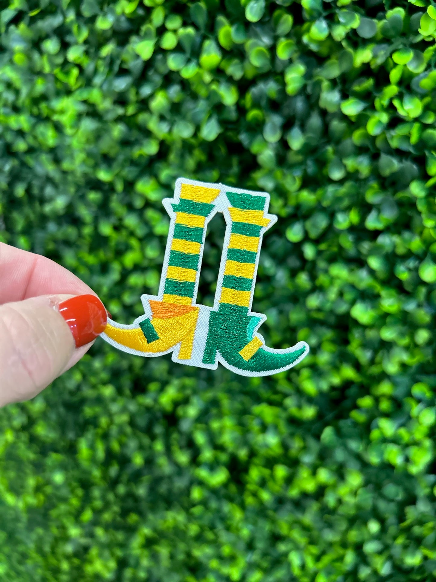 Leprechaun Legs Embroidered Patch