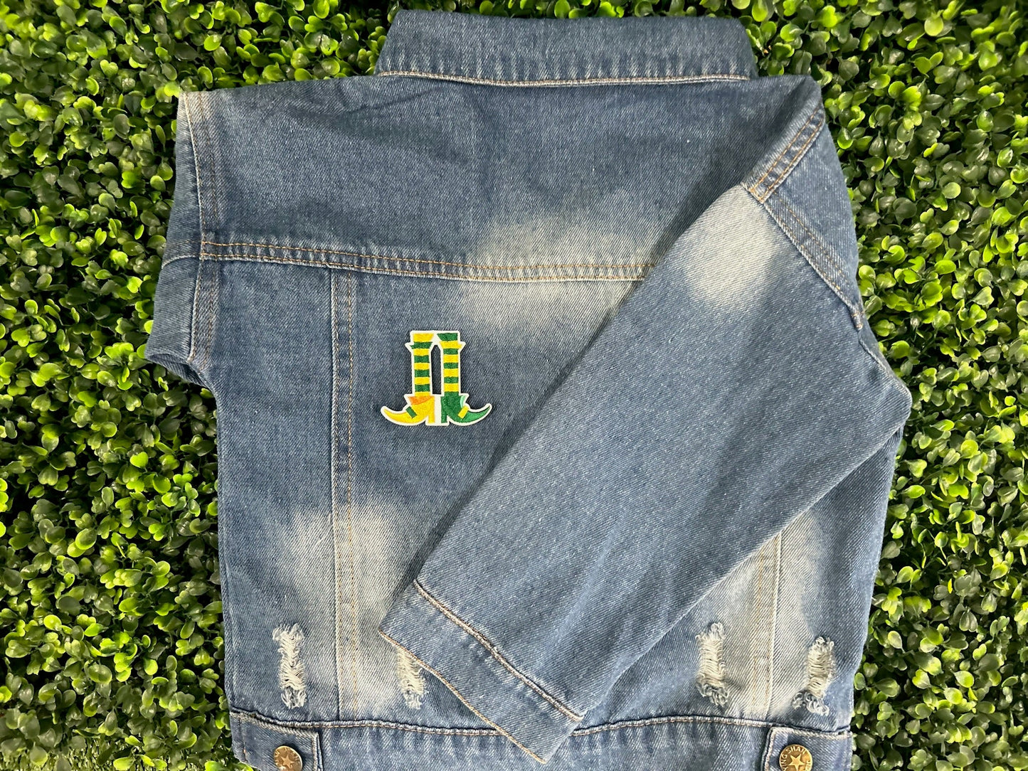 Leprechaun Legs Embroidered Patch
