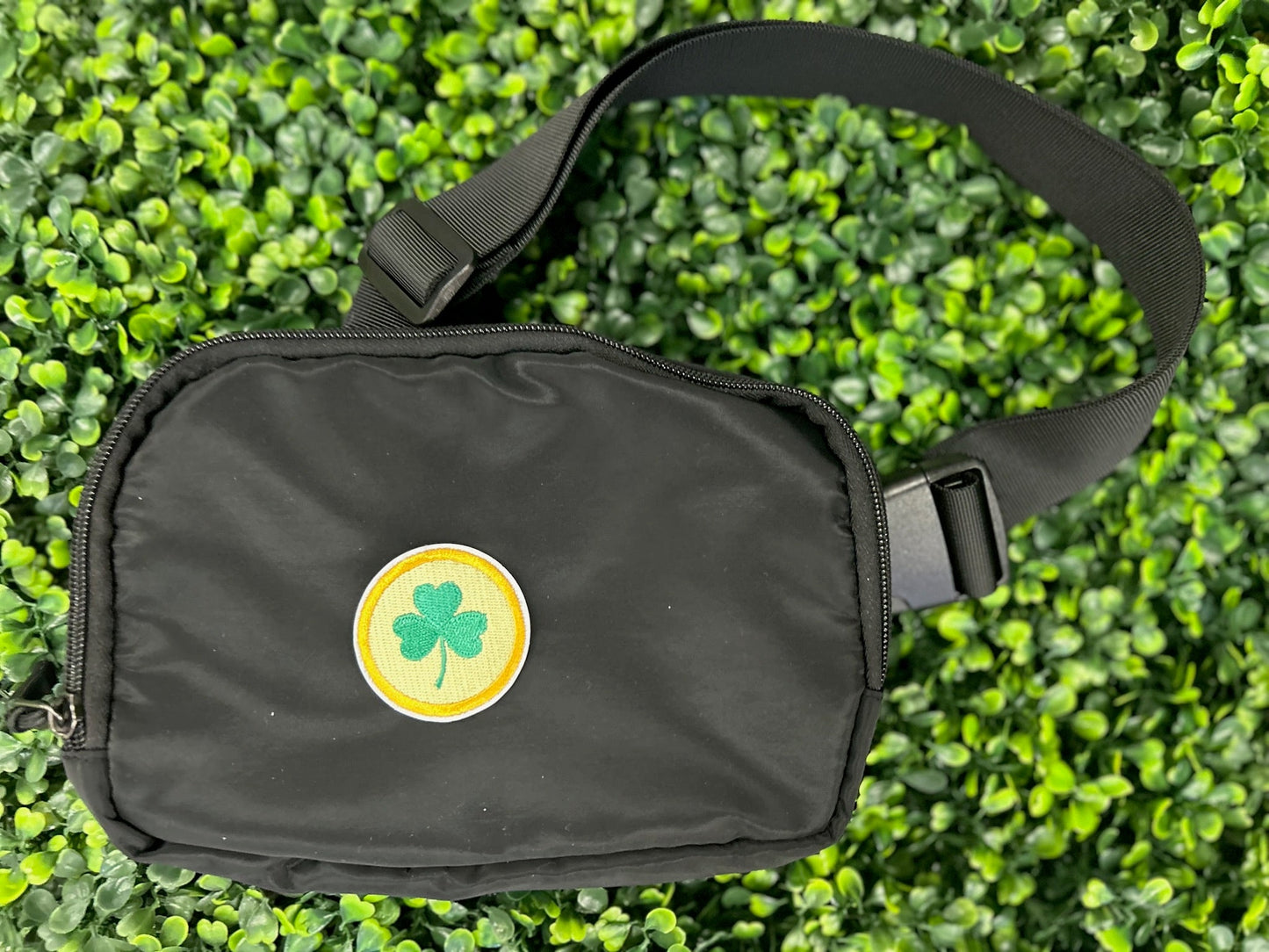Shamrock Coin Circle Embroidered Patch