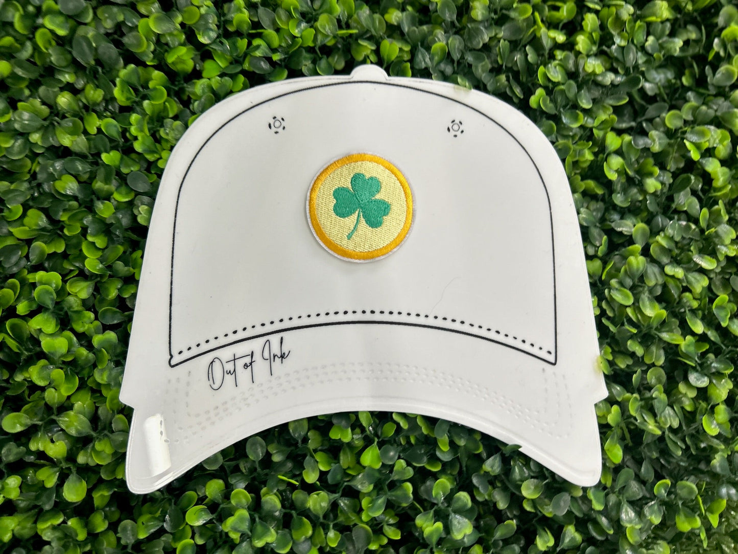 Shamrock Coin Circle Embroidered Patch