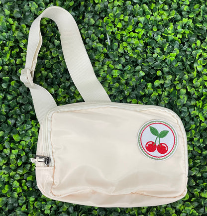 Classic Cherry Embroidered Patch