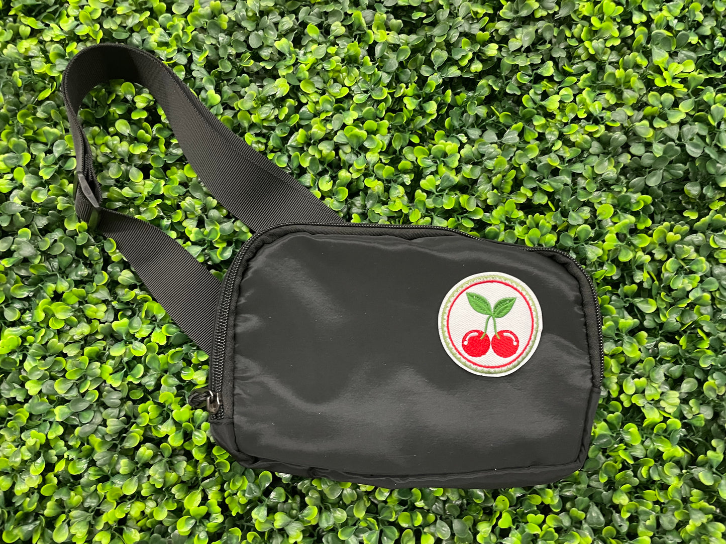 Classic Cherry Embroidered Patch