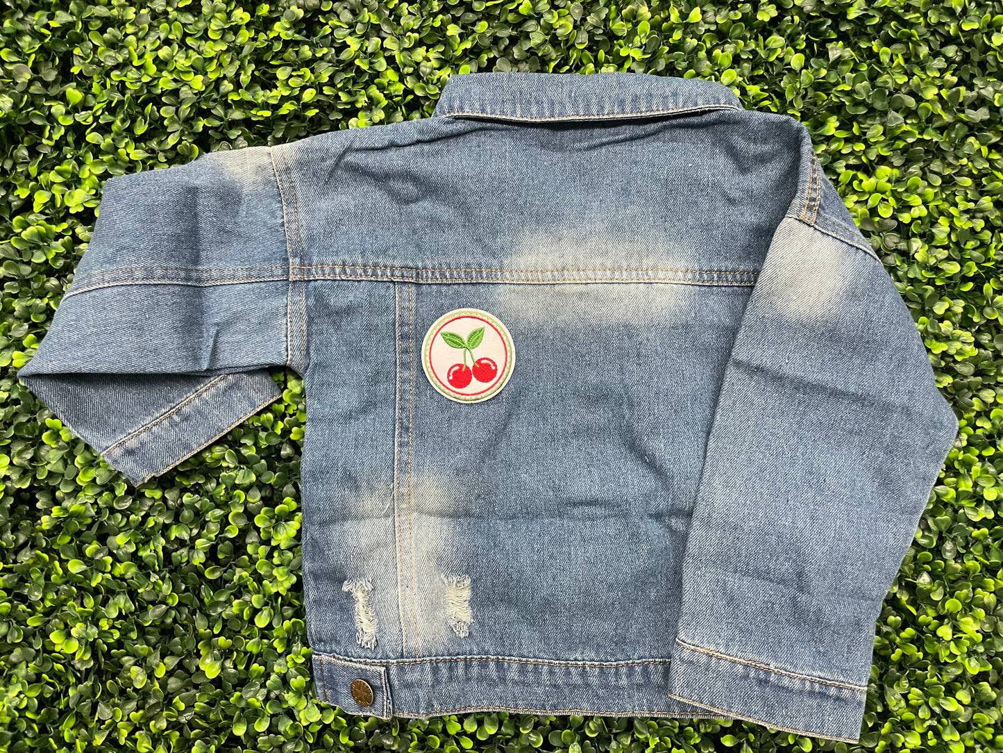 Classic Cherry Embroidered Patch