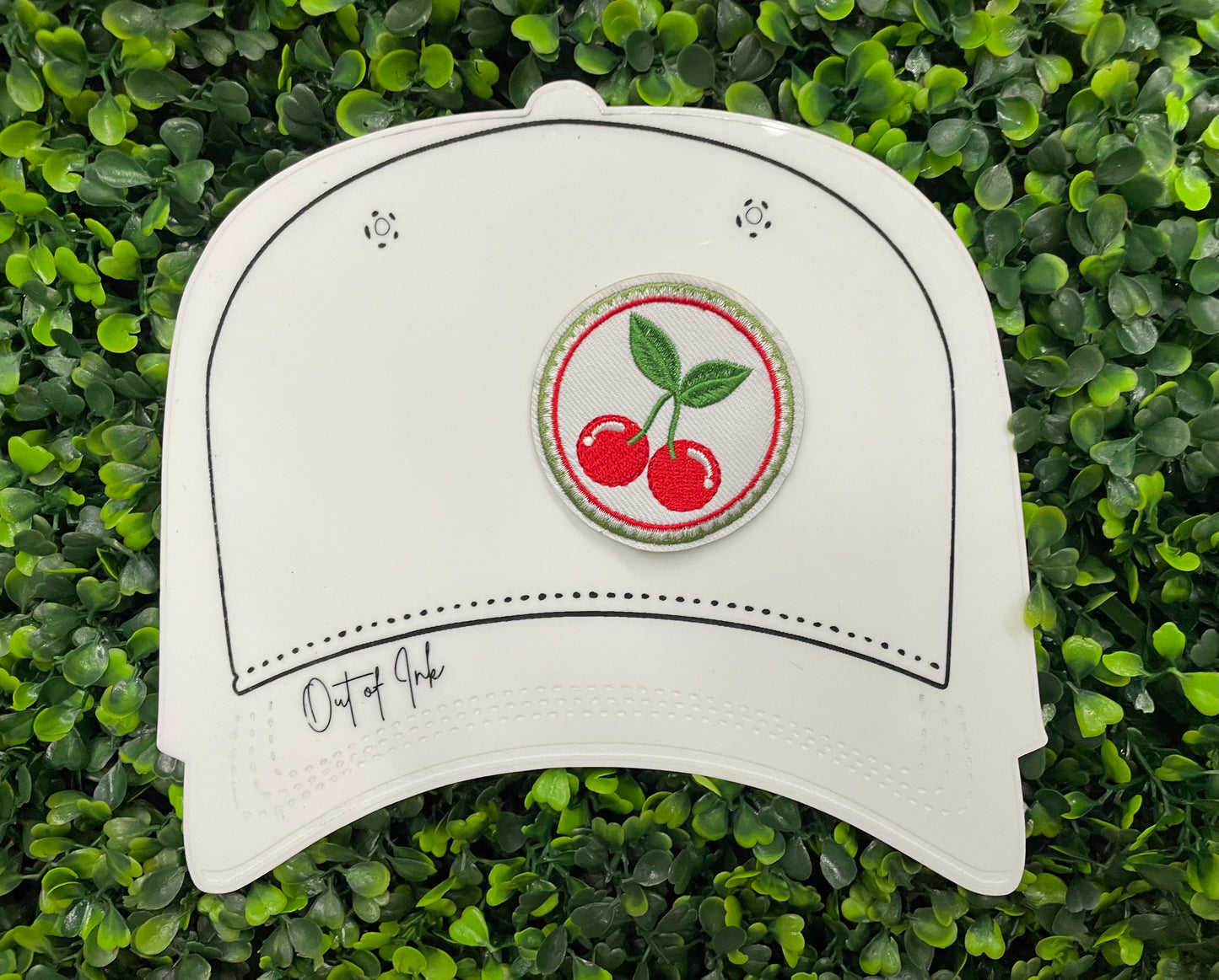 Classic Cherry Embroidered Patch